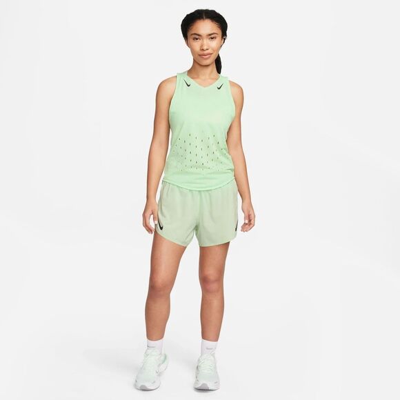 Nike AeroSwift Women Large Dri-FIT ADV Running jersey volt green FN2504-376 NEW - Picture 9 of 11